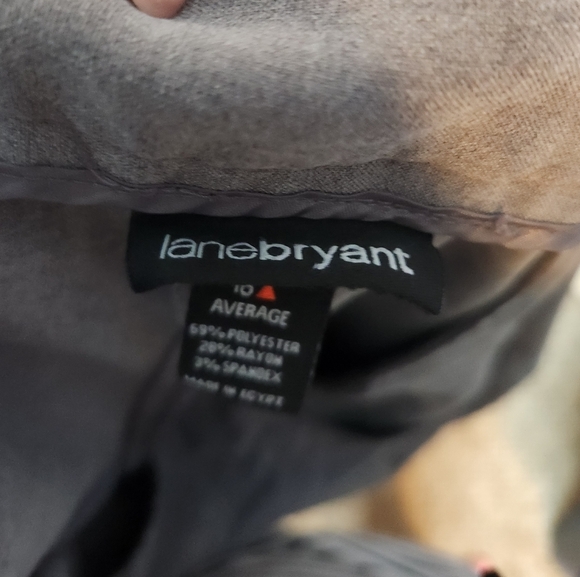 Lane Bryant Gray Wide Leg Pants - Picture 4 of 4